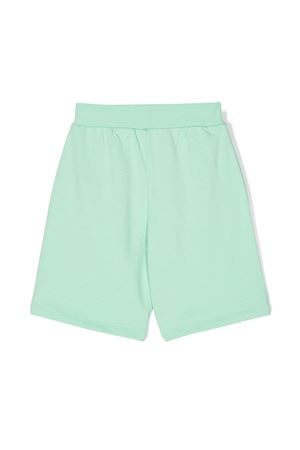 bermuda in cotone verde BALMAIN PARIS KIDS | BU6S29Z175370A